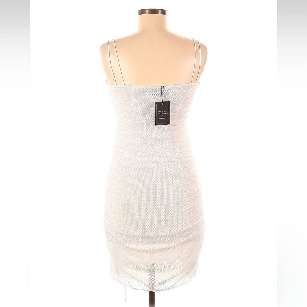 NWT REVOLVE x Michael Costello Brea Mini Dress In White - Picture 4 of 6